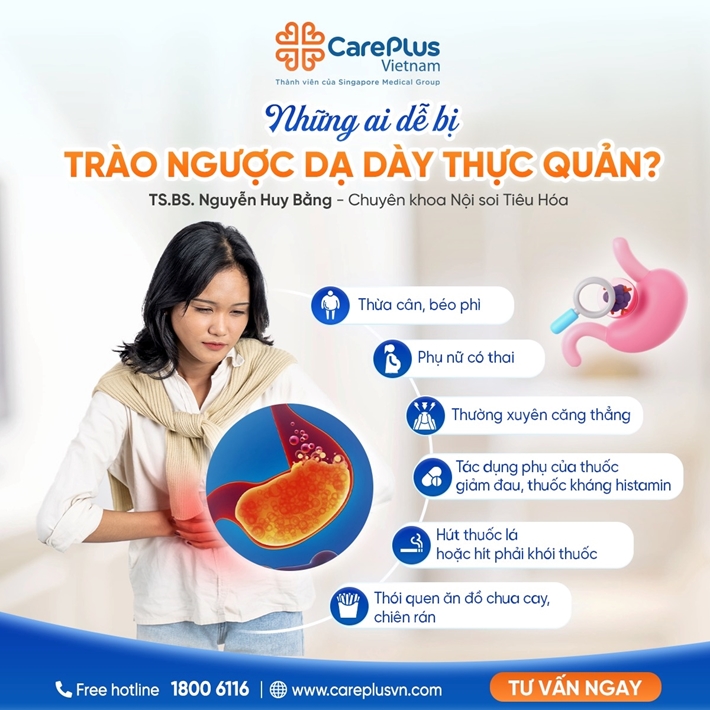 NHỮNG AI DỄ BỊ TRÀO NGƯỢC DẠ DÀY?