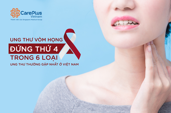 Ung thư vòm họng đứng thứ 4 trong nhóm 6 loại ung thư thường gặp nhất ở Việt Nam