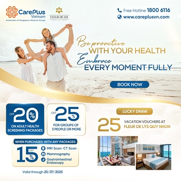 BE PROACTIVE WITH YOUR HEALTH - EMBRACE EVERY MOMENT FULLY (20% OFF ON HEALTH SCREENING PACKAGES)