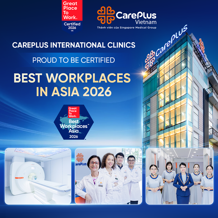 🏆 CAREPLUS TỰ HÀO ĐƯỢC VINH DANH TRONG DANH SÁCH BEST WORKPLACES ™ IN ASIA 2026 