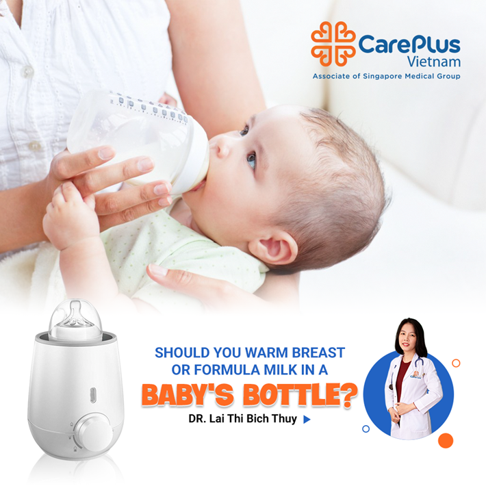 Should you warm breast/formula milk in a baby's bottle? 