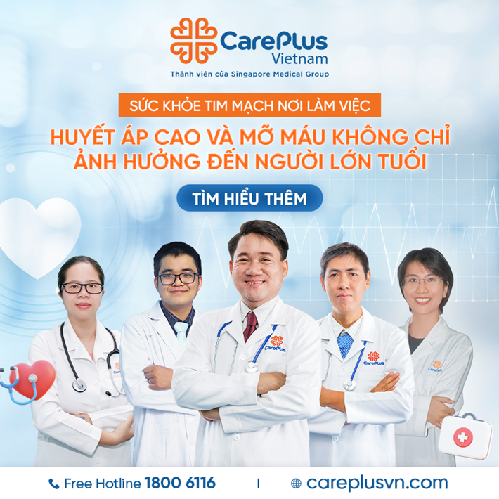 SỨC KHỎE TIM MẠCH NƠI LÀM VIỆC: HUYẾT ÁP CAO VÀ MỠ MÁU KHÔNG CHỈ ẢNH HƯỞNG ĐẾN NGƯỜI LỚN TUỔI 