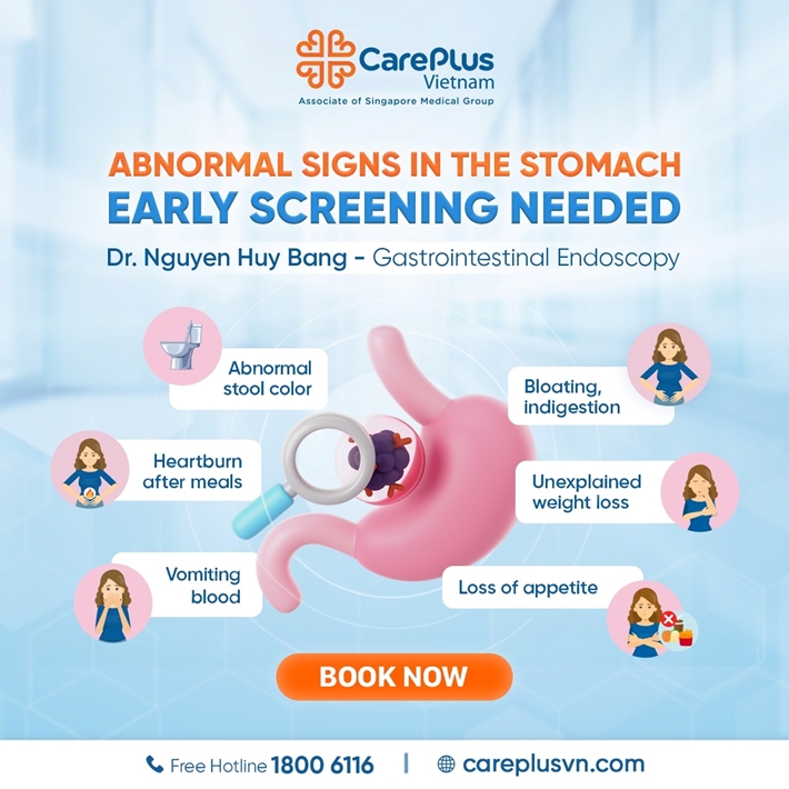 ABNORMAL SIGNS IN THE STOMACH EARLY SCREENING NEEDED