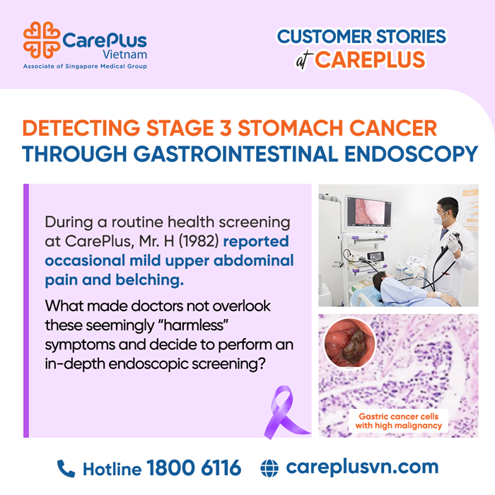 DETECTING STAGE 3 STOMACH CANCER THROUGH GASTROINTESTINAL ENDOSCOPY