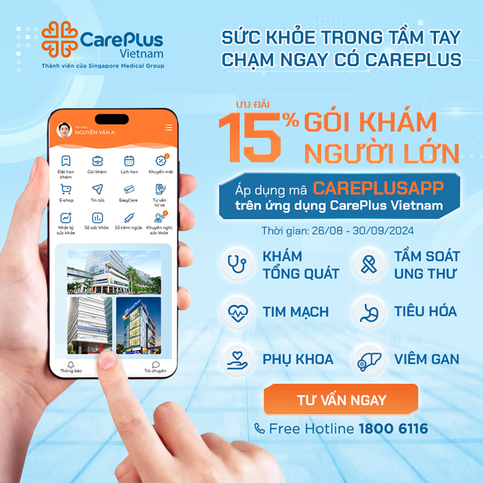 SỨC KHỎE TRONG TẦM TAY, CHẠM NGAY CÓ CAREPLUS