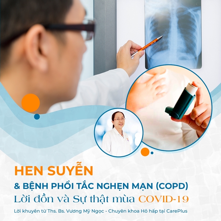 Lời đồn và sự thật về bệnh hen & bệnh phổi tắc nghẹn mạn tính (COPD) trong mùa COVID-19