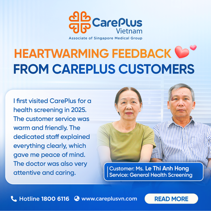 HEARTWARMING FEEDBACK FROM CAREPLUS CUSTOMERS 