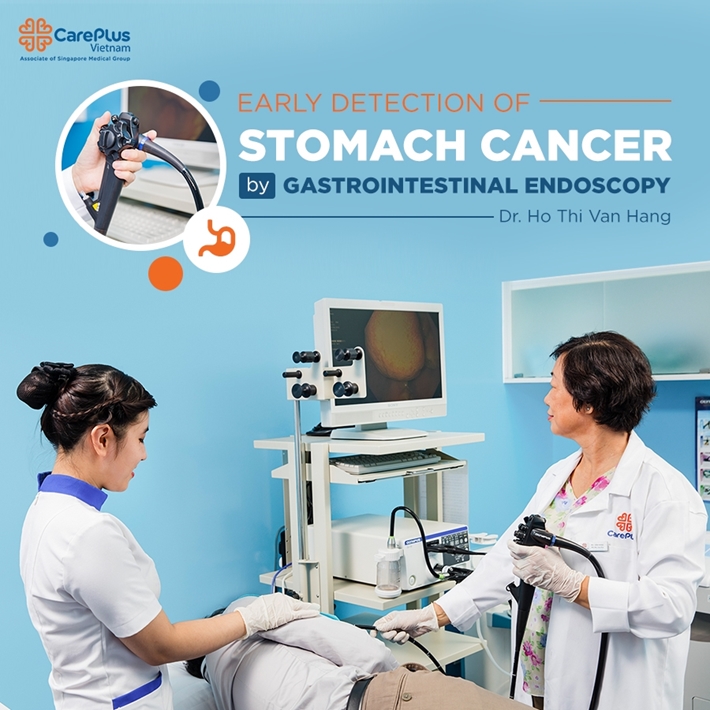 Early detection of stomach cancer by gastrointestinal endoscopy