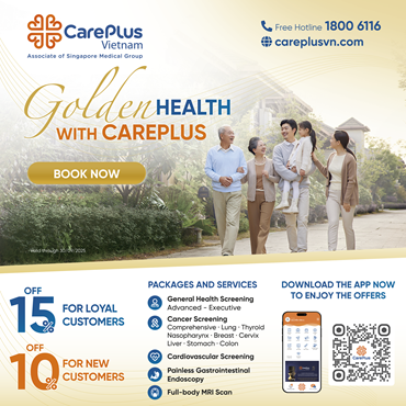GOLDEN HEALTH JOURNEY WITH CAREPLUS (10% OFF ON HEALTH SCREENING PACKAGES)