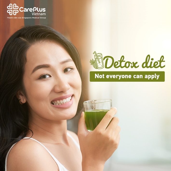 Detox diet - Not everyone can apply