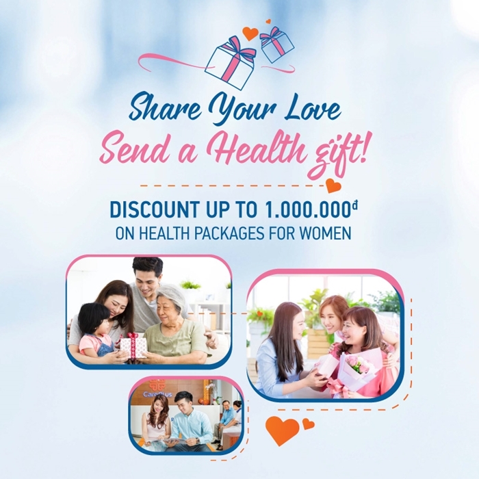 Discount up to 1,000,000VND on health packages for Women (from 15/10/2019 to 30/11/2019)