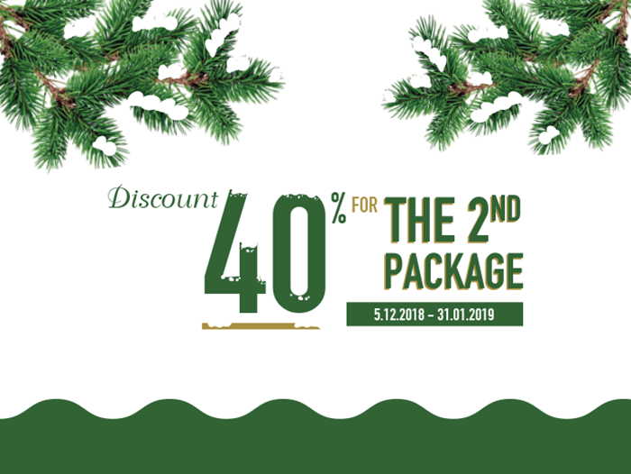 Discount 40% For The Second Package