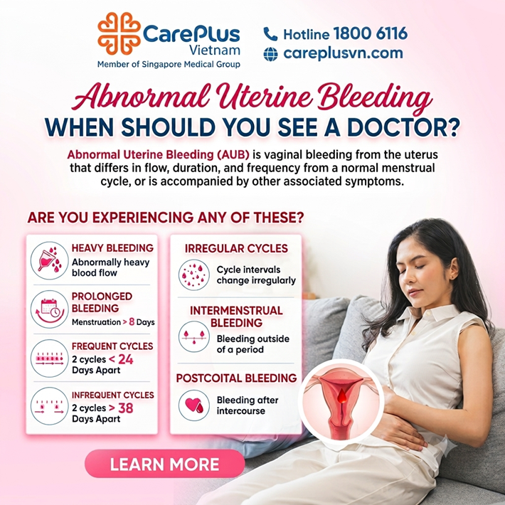 ABNORMAL UTERINE BLEEDING: WARNING SIGNS THAT REQUIRE MEDICAL EVALUATION