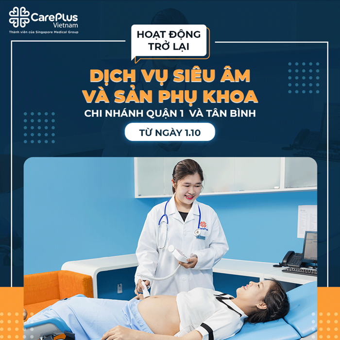Hoạt động lại dịch vụ Siêu âm và Sản Phụ khoa tại Chi nhánh Quận 1 & Tân Bình