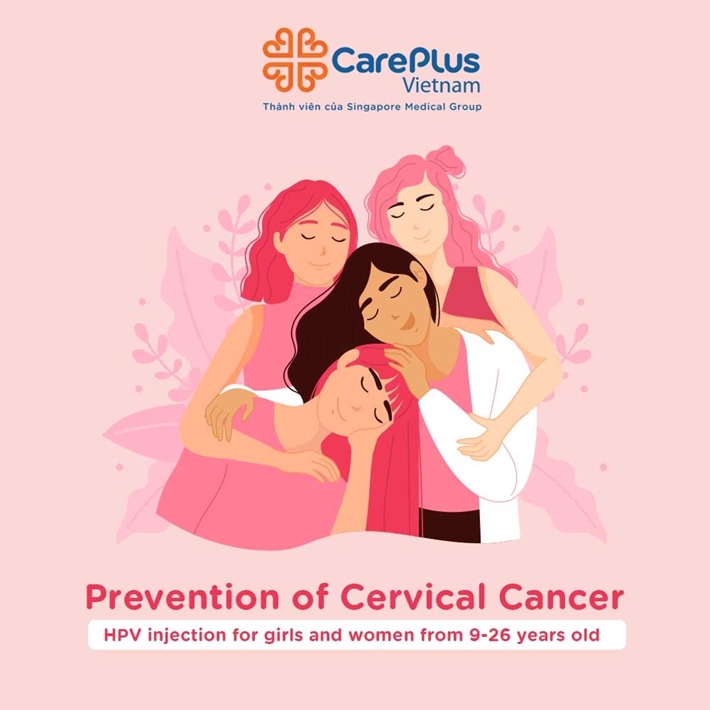 PREVENTION OF CERVICAL CANCER - HPV INJECTION FOR GIRLS AND WOMEN 9-26 YEARS OLD
