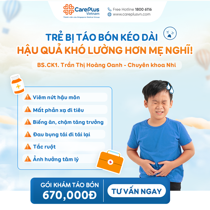 BA MẸ ĐỪNG XEM THƯỜNG TÌNH TRẠNG TÁO BÓN KÉO DÀI Ở TRẺ! 