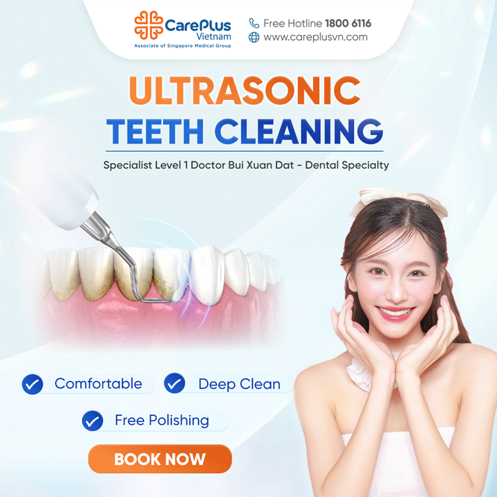 ULTRASONIC TEETH CLEANING: A SMALL STEP FOR LONG-TERM ORAL HEALTH BENEFITS 