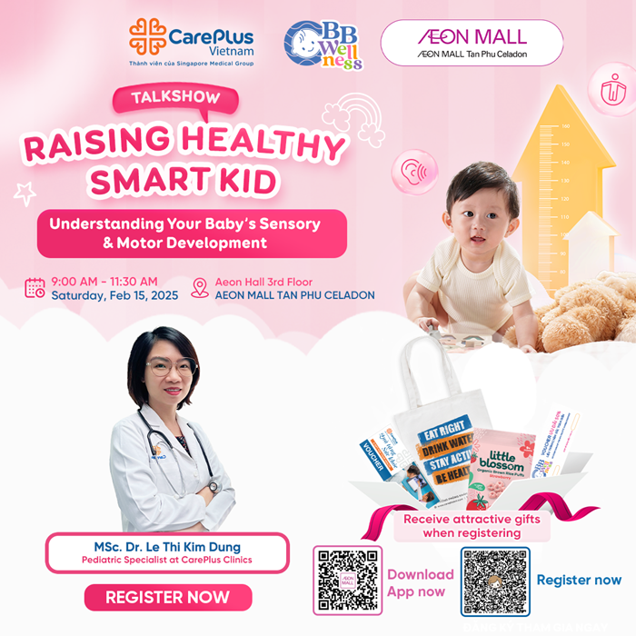 TALKSHOW: "RAISING HEALTHY, SMART KIDS – UNDERSTANDING YOUR BABY’S SENSORY & MOTOR DEVELOPMENT" 