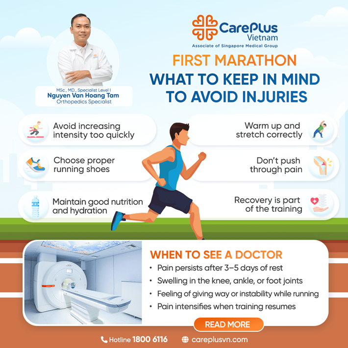 FIRST MARATHON - WHAT TO KEEP IN MIND TO AVOID INJURIES