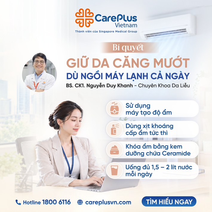CHUYÊN GIA CHIA SẺ BÍ QUYẾT GIỮ DA ĐỦ ẨM DÙ NGỒI MÁY LẠNH CẢ NGÀY  