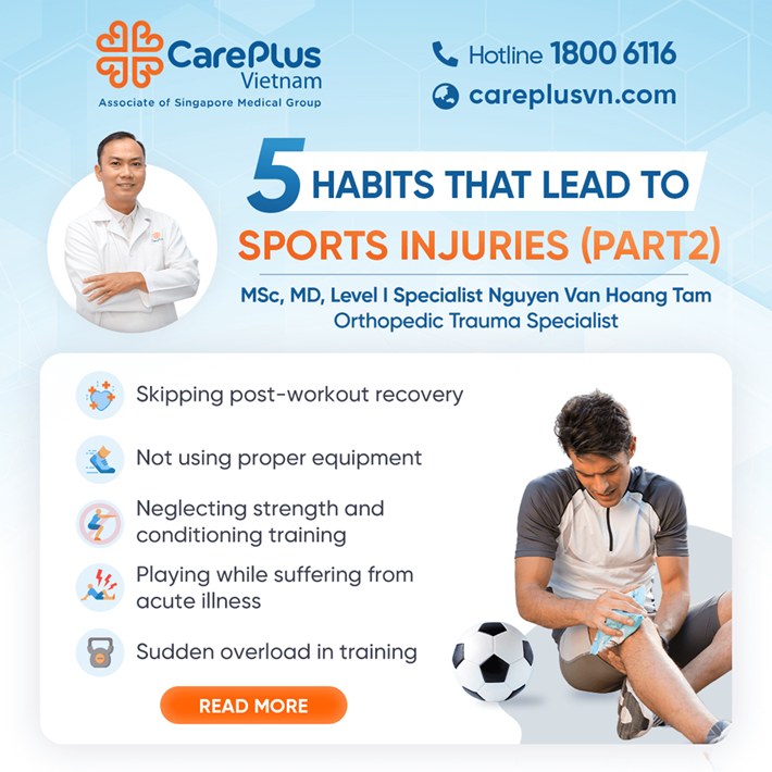 5 HABITS THAT LEAD TO SPORTS INJURIES YOU SHOULD BE AWARE OF (PART 2) 