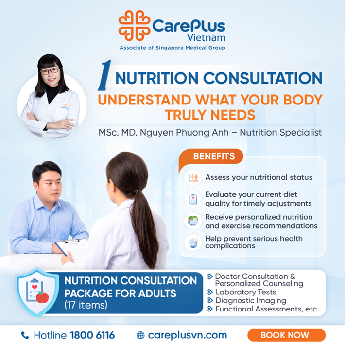 ONE NUTRITION CONSULTATION – UNDERSTAND WHAT YOUR BODY TRULY   NEEDS 