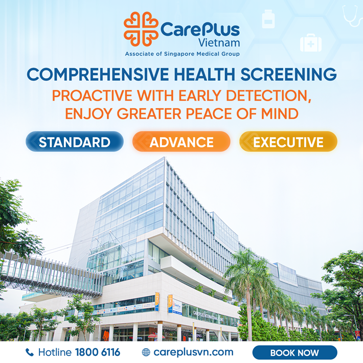 COMPREHENSIVE HEALTH SCREENING AT CAREPLUS BE PROACTIVE WITH EARLY DETECTION ENJOY GREATER PEACE OF MIND 