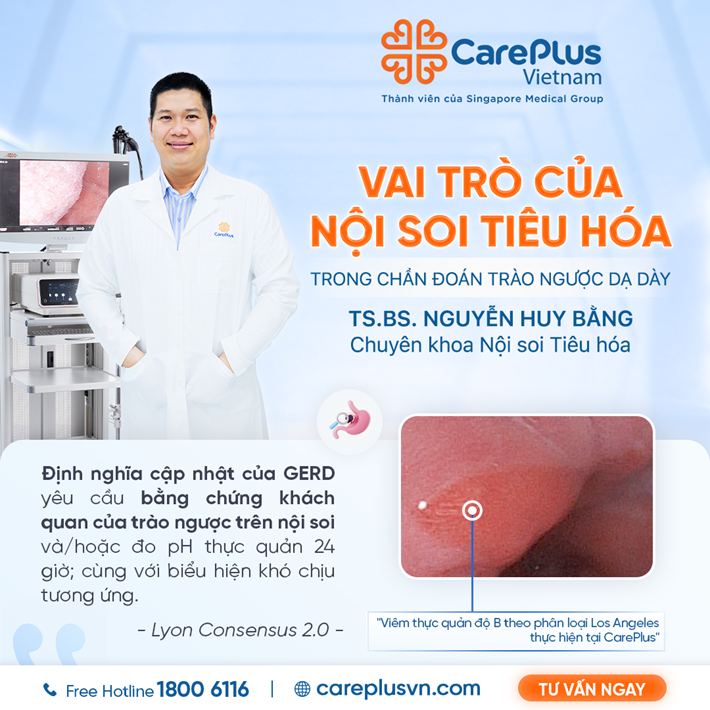 VAI TRÒ CỦA NỘI SOI THỰC QUẢN DẠ DÀY TÁ TRÀNG TRONG CHẨN ĐOÁN BỆNH LÝ TRÀO NGƯỢC DẠ DÀY THỰC QUẢN 