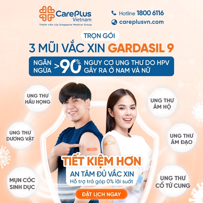 TIÊM TRỌN GÓI 3 MŨI VẮC-XIN GARDASIL 9