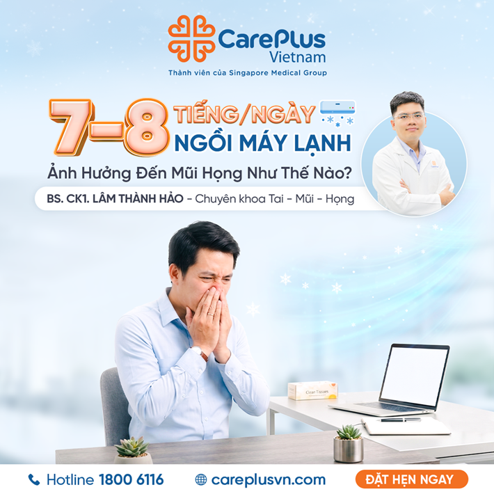 NGỒI MÁY LẠNH 7–8 TIẾNG/NGÀY ẢNH HƯỞNG ĐẾN MŨI HỌNG NHƯ THẾ NÀO? 