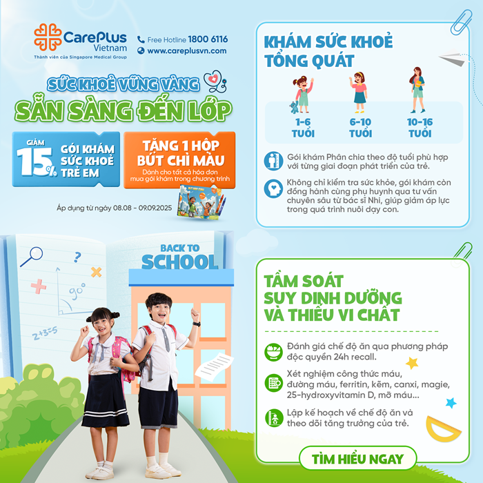 SỨC KHỎE VỮNG VÀNG, SẴN SÀNG ĐẾN LỚP
