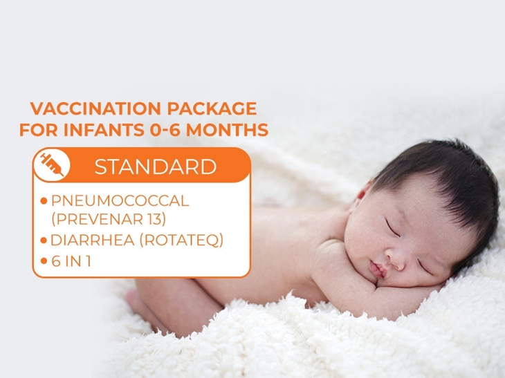 Standard Vaccination Package (Prevenar - Rotateq - 6in1)