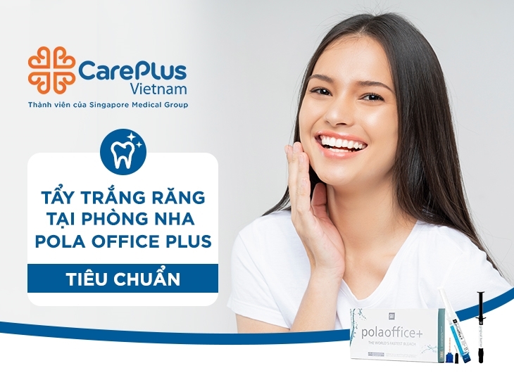 GÓI TẨY TRẮNG RĂNG TẠI PHÒNG NHA POLA OFFICE PLUS (TIÊU CHUẨN) 