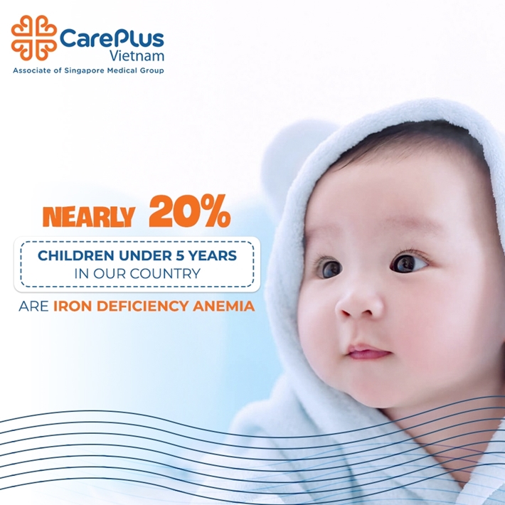 Nearly 20% of children under 5 years in our country are iron deficiency anemia 