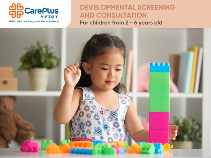 Developmental screening and consultation for children from 2 - 6 years old 