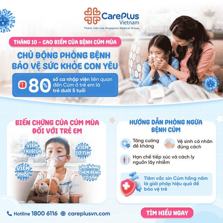 THÁNG 10 – CAO ĐIỂM CỦA BỆNH CÚM MÙA, CHỦ ĐỘNG PHÒNG BỆNH BẢO VỆ SỨC KHỎE CON YÊU 