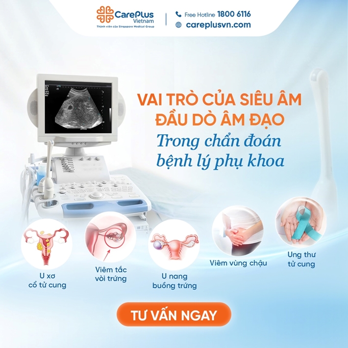 VAI TRÒ CỦA SIÊU ÂM ĐẦU DÒ ÂM ĐẠO TRONG CHẨN ĐOÁN BỆNH LÝ PHỤ KHOA 