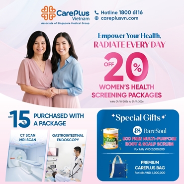 20% OFF HEALTH CHECK PACKAGES FOR WOMEN