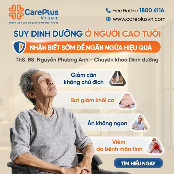 SUY DINH DƯỠNG Ở NGƯỜI CAO TUỔI - NHẬN BIẾT SỚM ĐỂ NGĂN NGỪA HIỆU QUẢ 