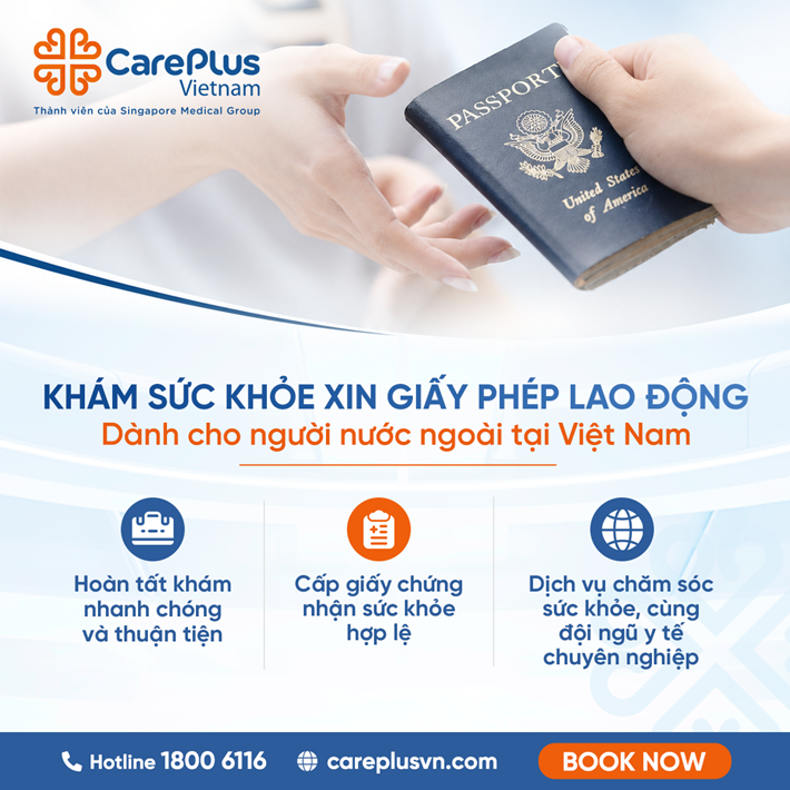 KHÁM SỨC KHỎE WORK PERMIT DỄ DÀNG HƠN TẠI CAREPLUS 