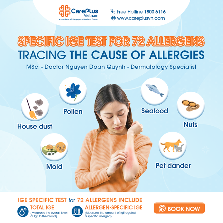 Specific IgE Test for 72 Allergens – Tracing the Cause of Allergies